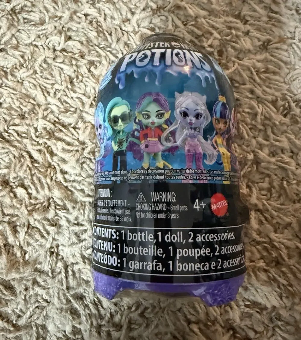 Mattel 2025 Monster High Potions 3” Mini Figure - New & Sealed